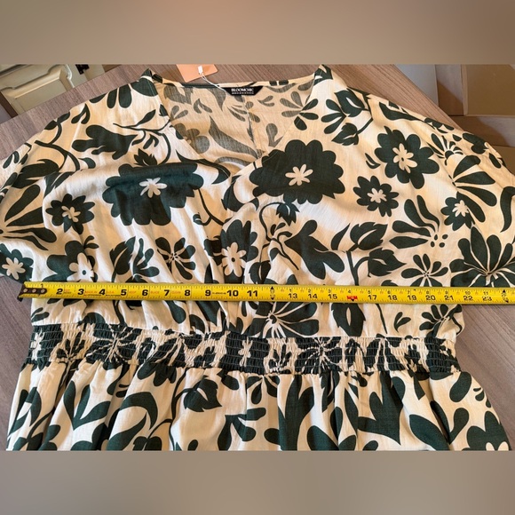 BloomChic Green Floral Midi Dress- NWT - Picture 7 of 11